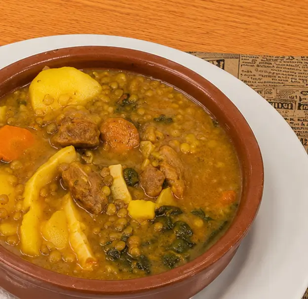 Plato de lentejas