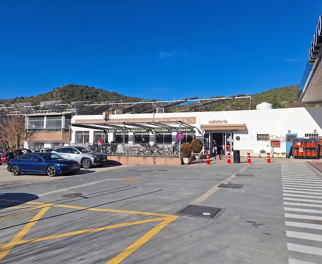 Aparcamiento del restaurante