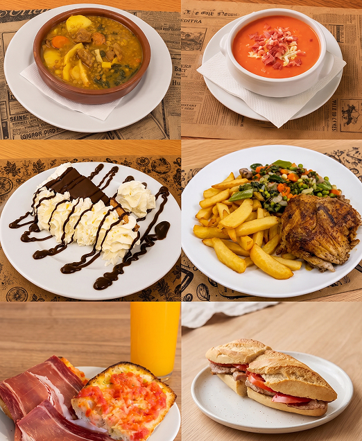 Collage de platos