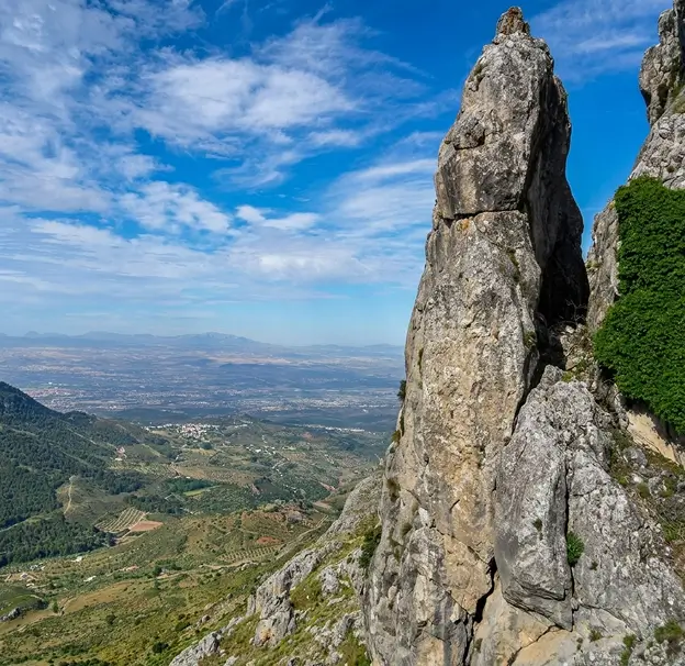 Pico en una montaña